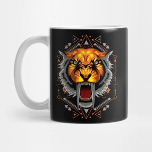 tiger face tiger portrait Mug